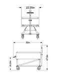 NEW! PolarCool 90 Gallon Water Cart and will work any other Evaporative Cooling Fan