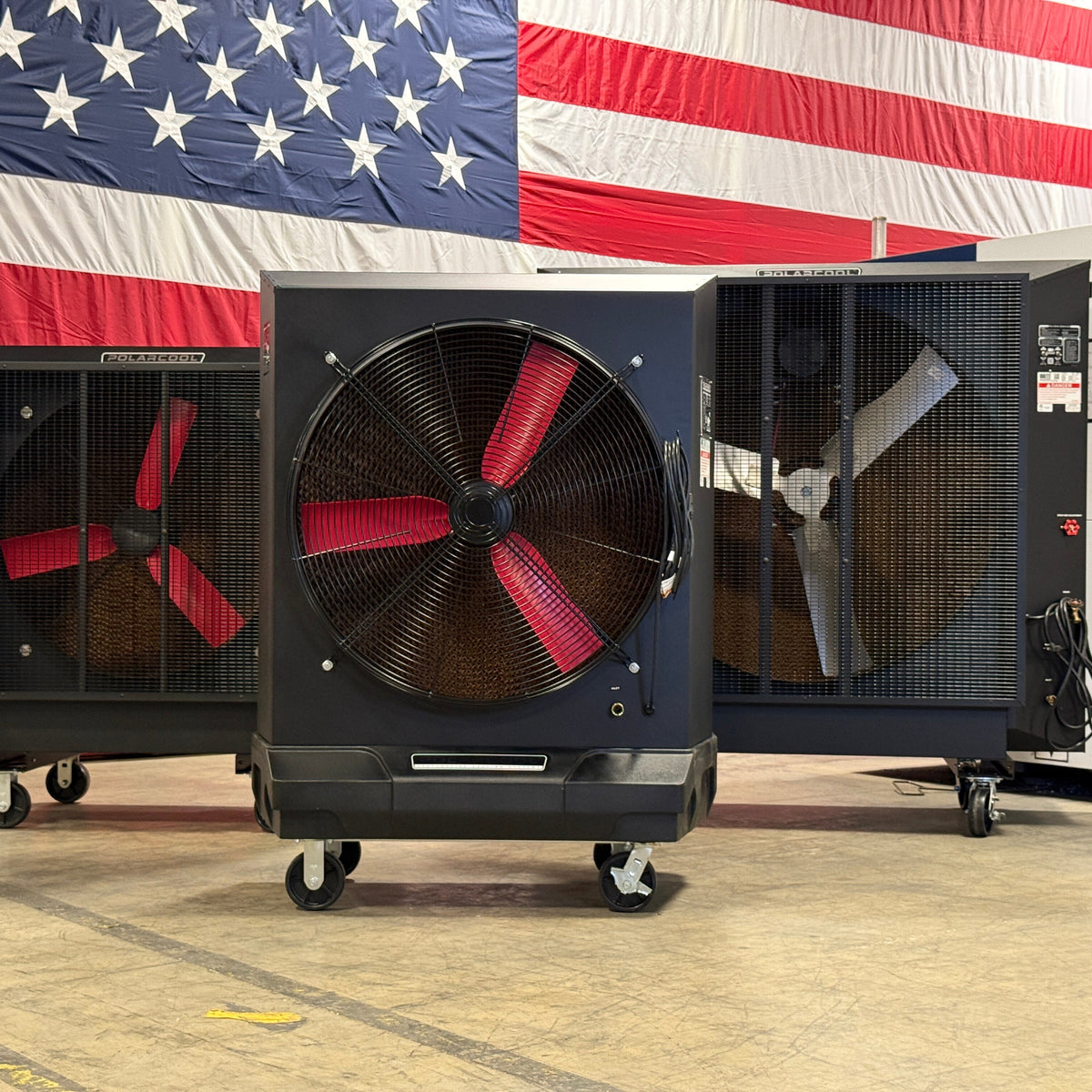 Powder Coated Evaporative Cooling Fans | Industrial Fans | PolarCool ...