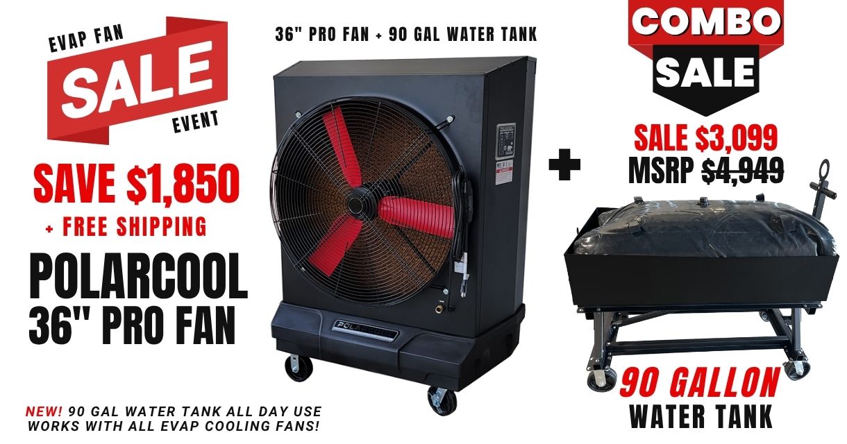 COMBO - 36" Pro + 90 GAL Water Cart