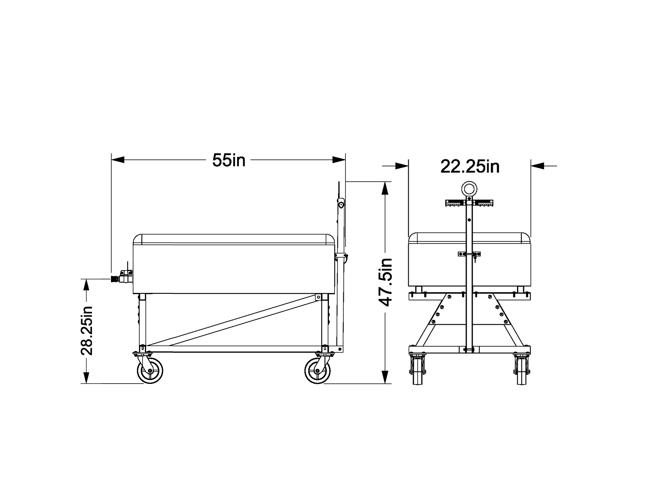 90 Gallon Water Cart