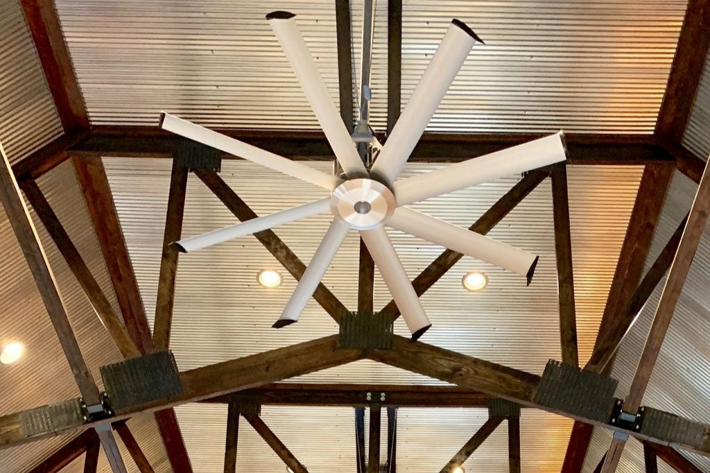 Skyblade Mini Prop 7ft or 8ft - 3 Blade HVLS Ceiling Fan W/ Remote