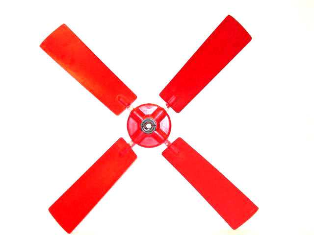 24" Prop 4-Blade Red FG (Use w/3017-5018 Motor)